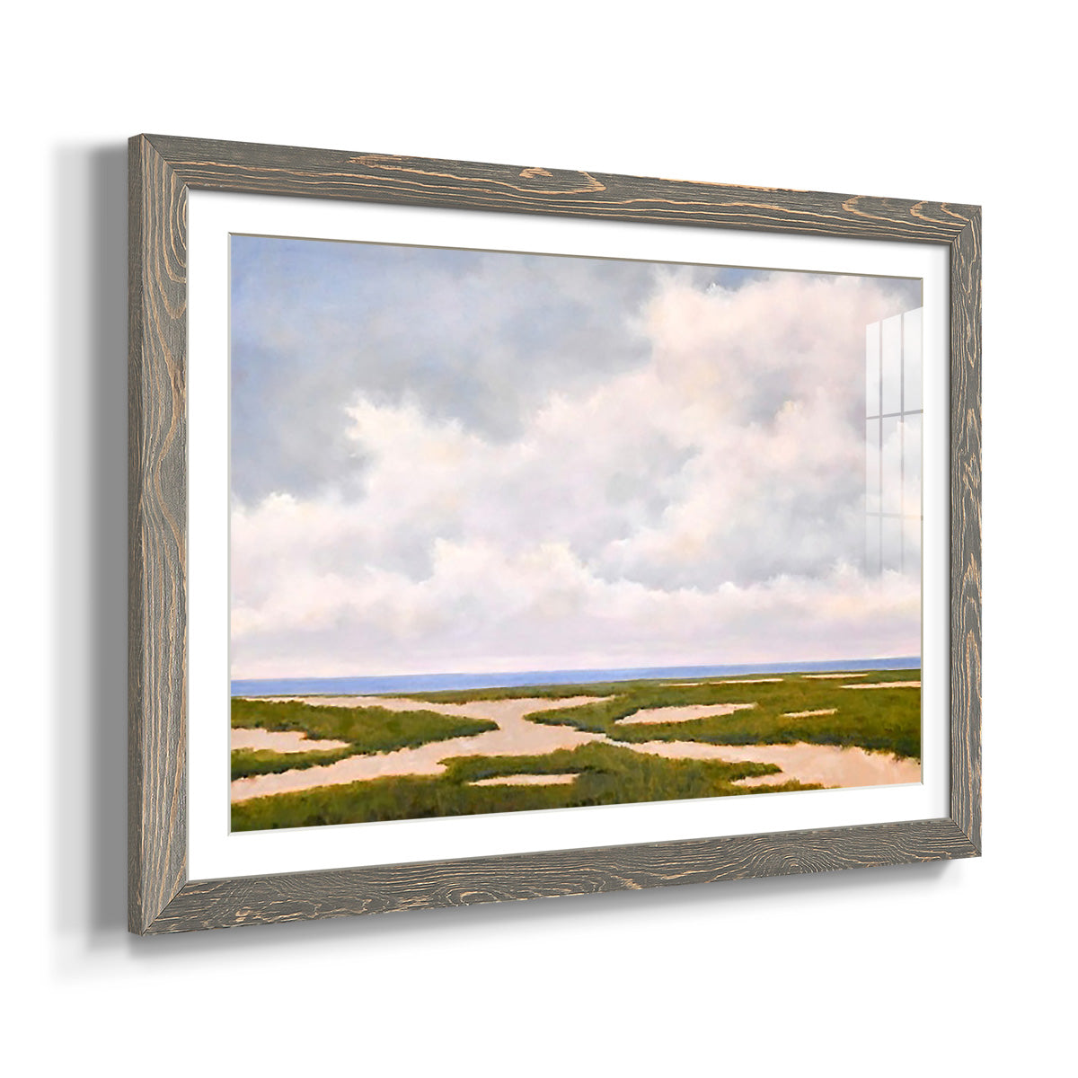 Beach Dunes - Barnwood Framed Art Print