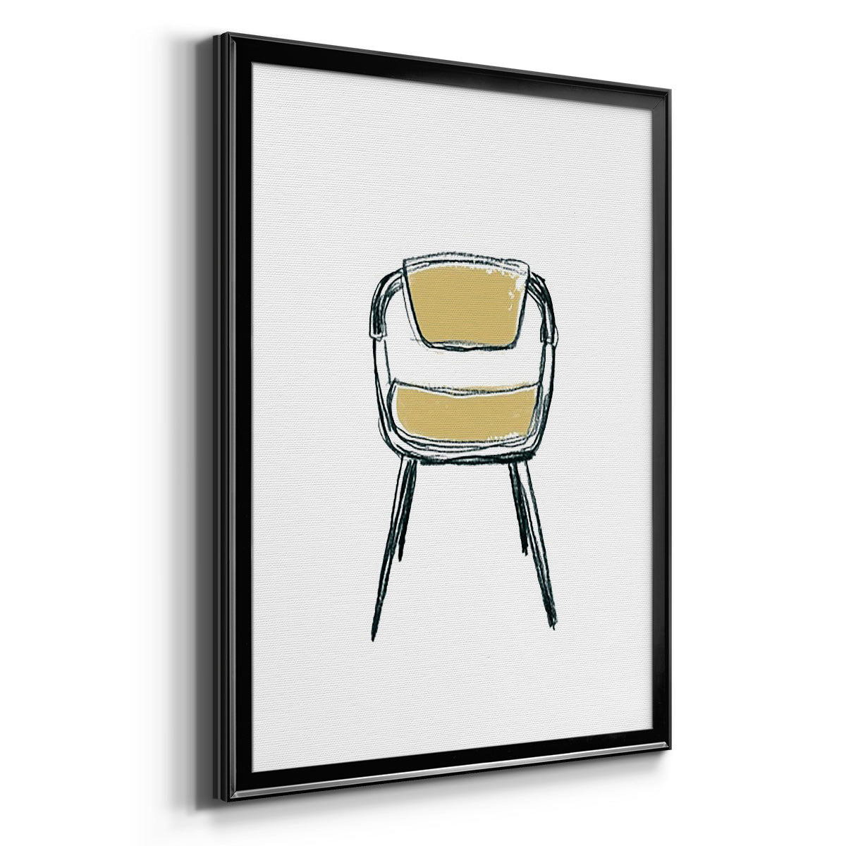Take a Seat II - Modern Framed Canvas Print