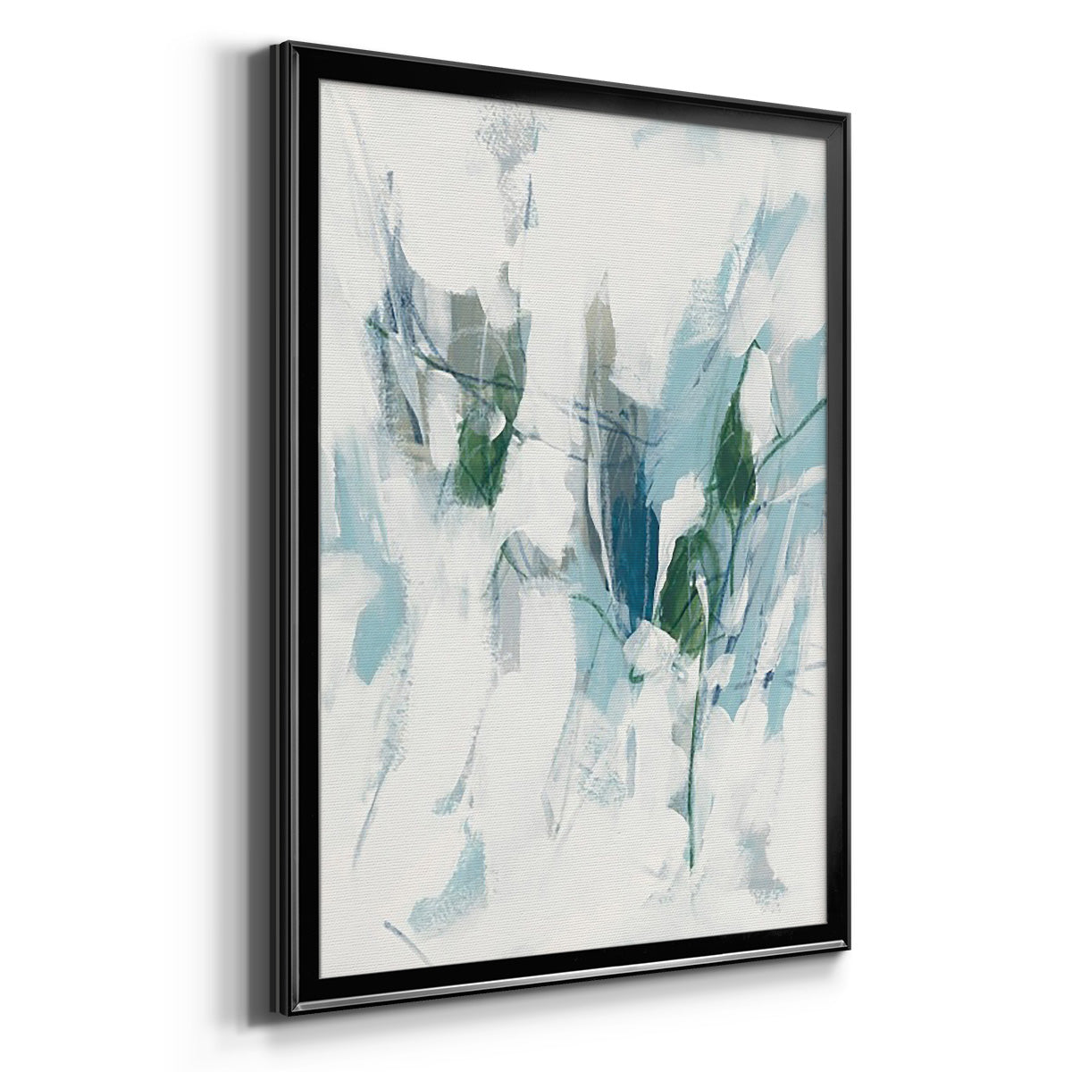 Ice Cavern I - Modern Framed Canvas Print