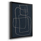 Shapes and Night Sky II - Modern Framed Canvas Print