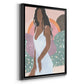 Curly Lady I - Modern Framed Canvas Print