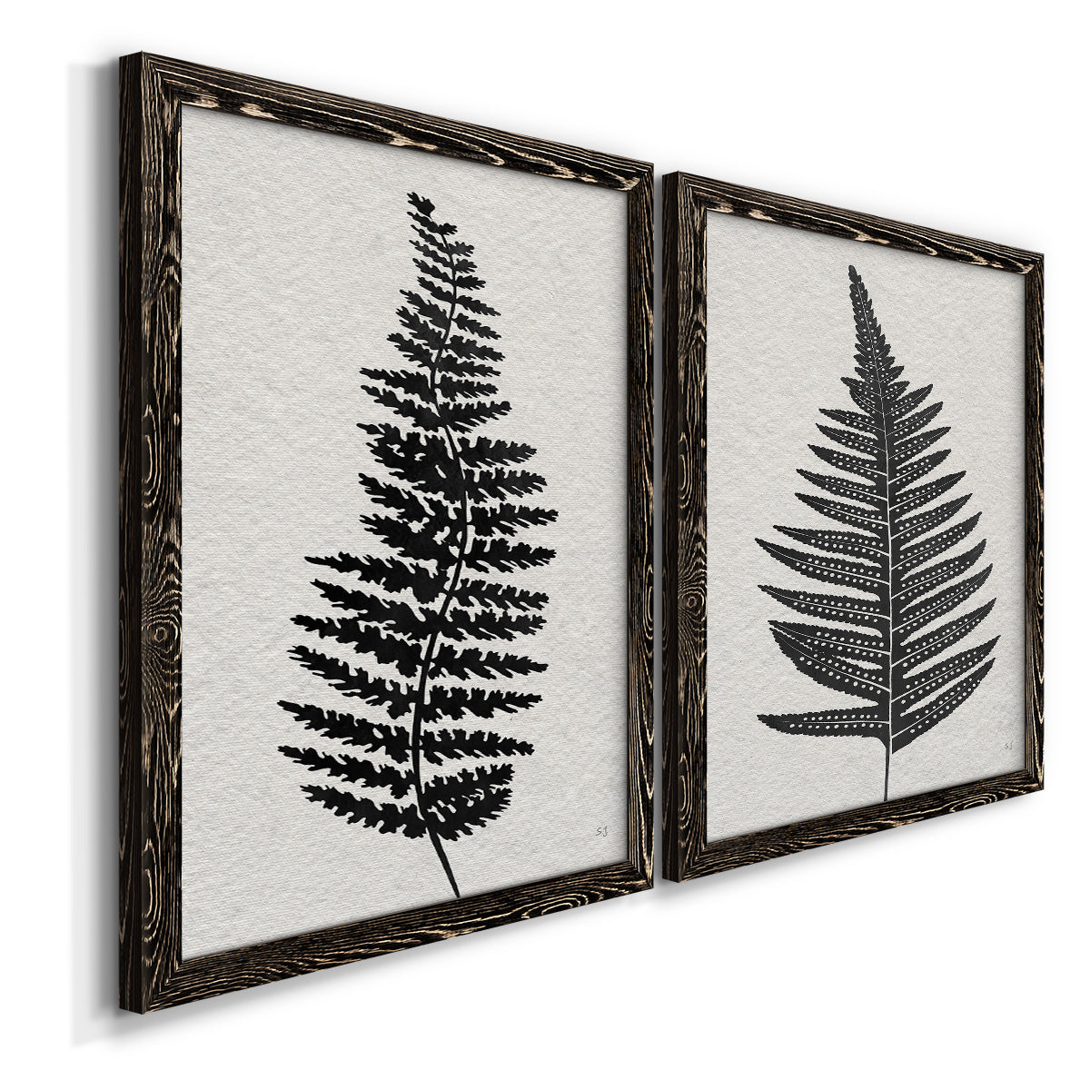 Forest Fern III - Premium Framed Canvas 2 Piece Set - Ready to Hang