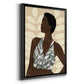 Ethnic Beauty I - Modern Framed Canvas Print