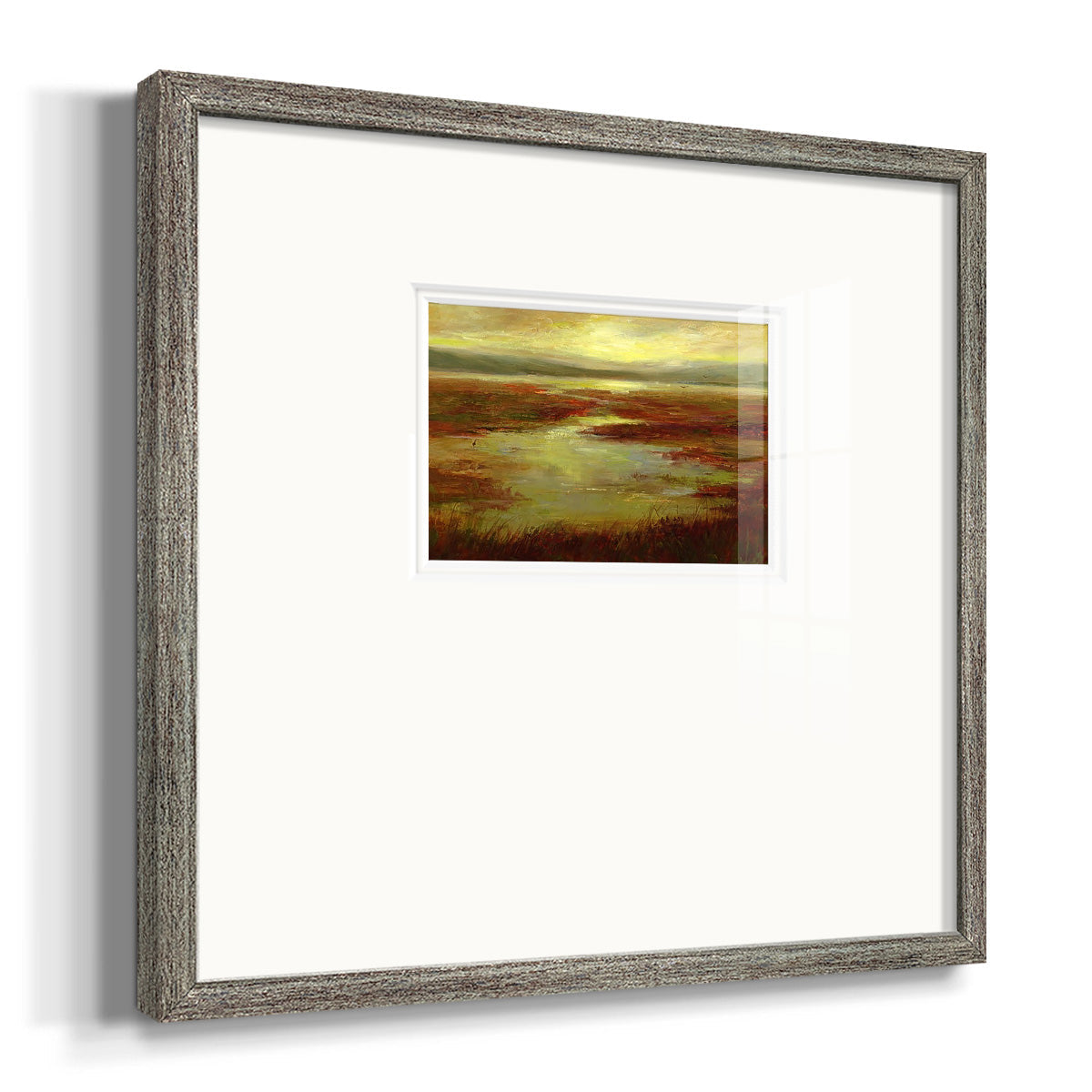 Coastal Views V Premium Framed Print Double Matboard