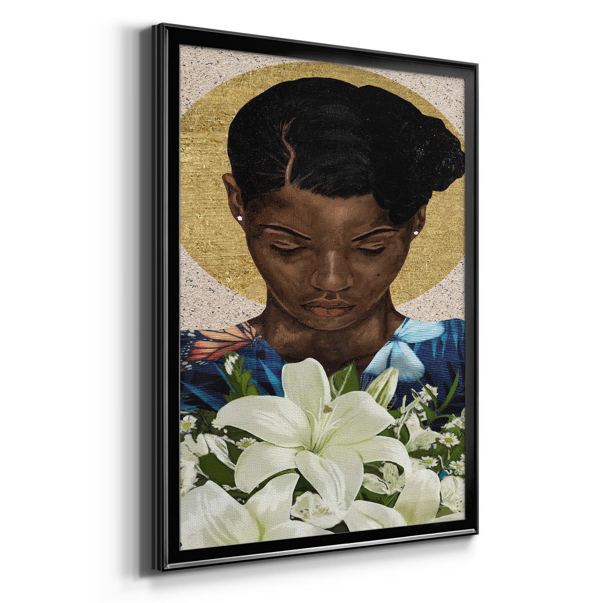 Meditation II - Modern Framed Canvas Print