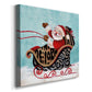 Santa And His Sleigh-Premium Gallery Wrapped Canvas - Ready to Hang