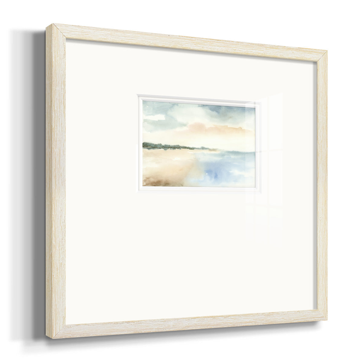 Simple Sea Premium Framed Print Double Matboard