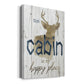 Happy Place Cabin Premium Gallery Wrapped Canvas - Ready to Hang