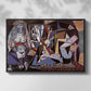 Women of Algiers (Version O), 1955 - Floater Framed Canvas Print