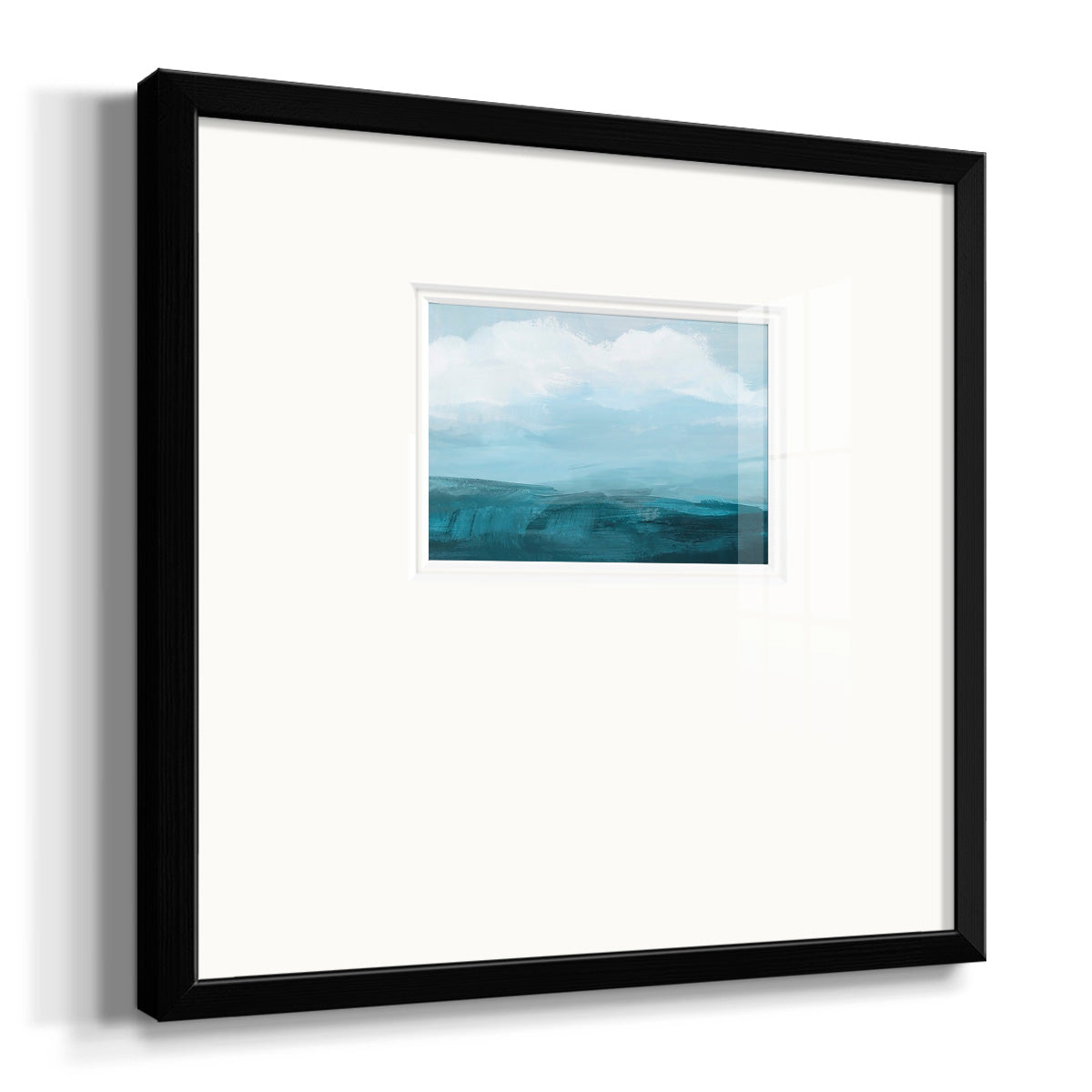 Azure Rising II Premium Framed Print Double Matboard