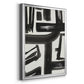 Inkwell Intersect II - Modern Framed Canvas Print