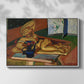 Sculpture and Persian Vase (The Bronze Figure), 1908 - Floater Framed Canvas Print