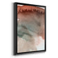 Red Ochre Abstract IV - Modern Framed Canvas Print