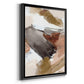 Antique Gold III - Modern Framed Canvas Print