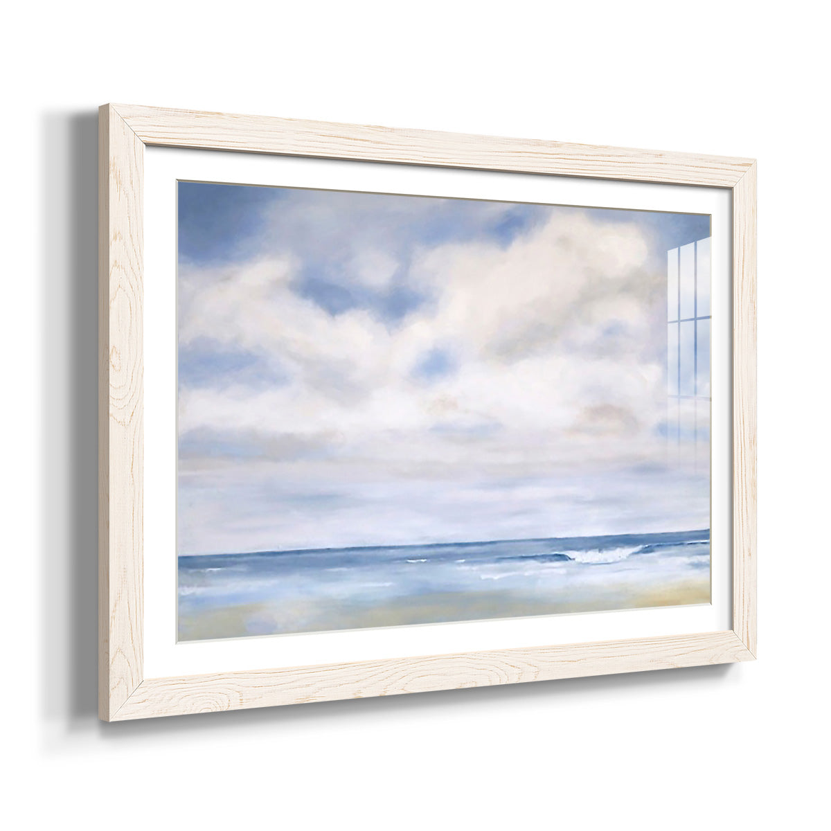 The Wave - Barnwood Framed Art Print