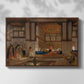 A Lady Receiving Visitors (The Reception), 1873 - Floater Framed Canvas Print