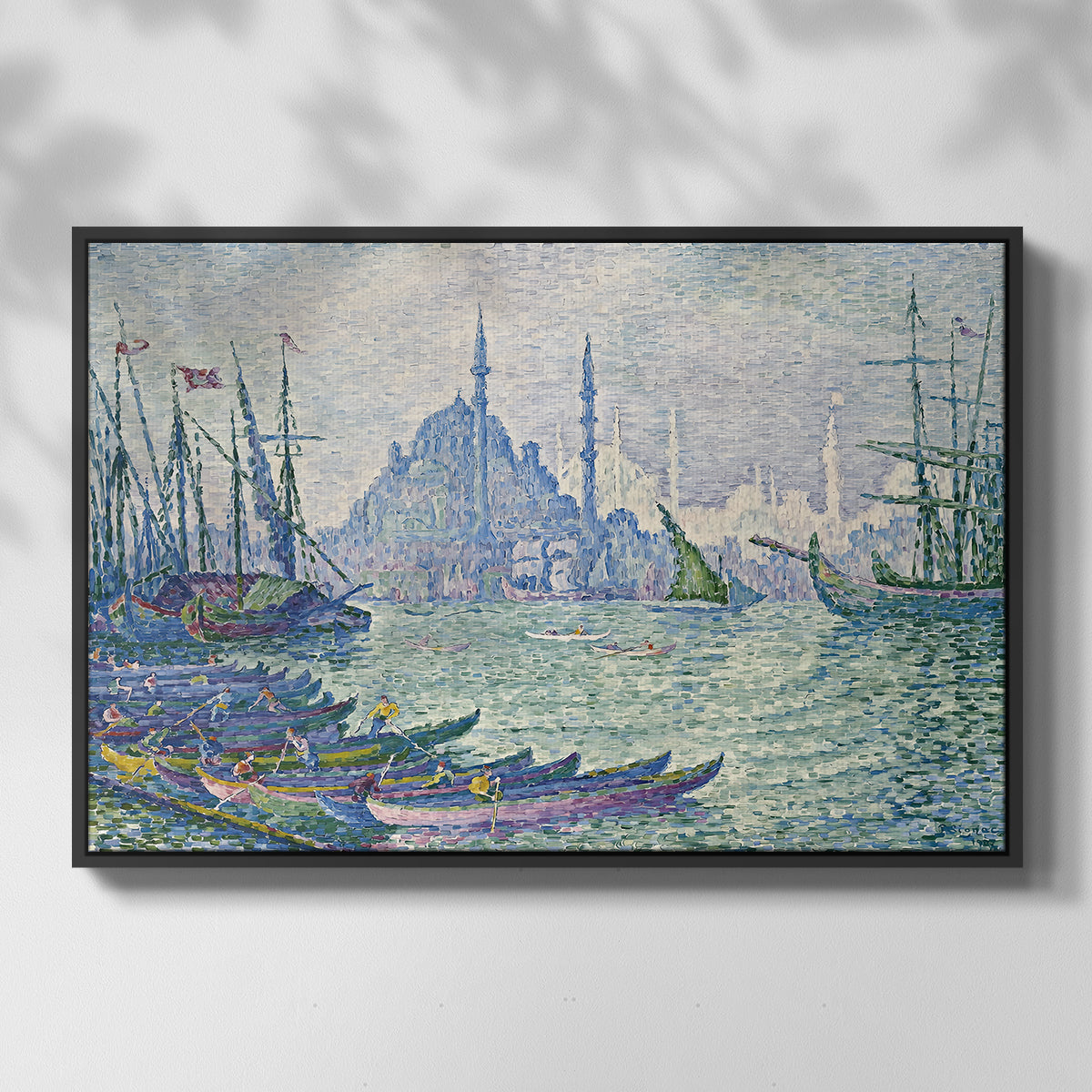 The Golden Horn, Minarets, 1907 - Floater Framed Canvas Print