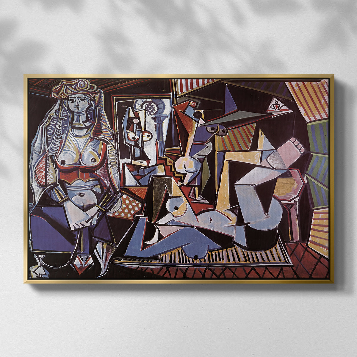 Women of Algiers (Version O), 1955 - Floater Framed Canvas Print