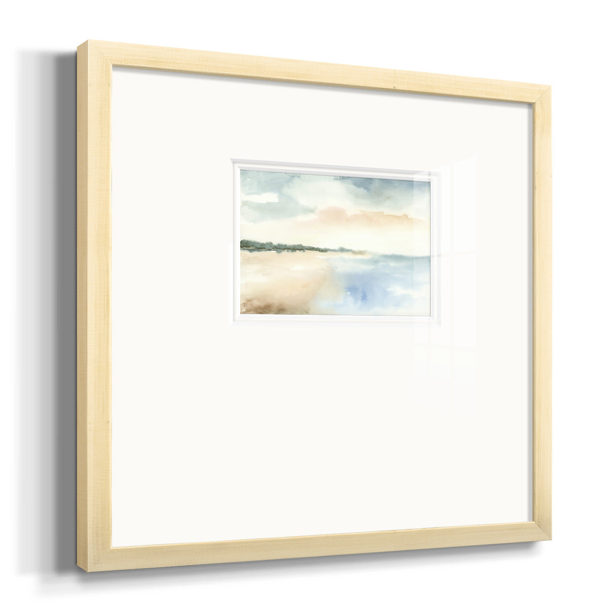 Simple Sea Premium Framed Print Double Matboard