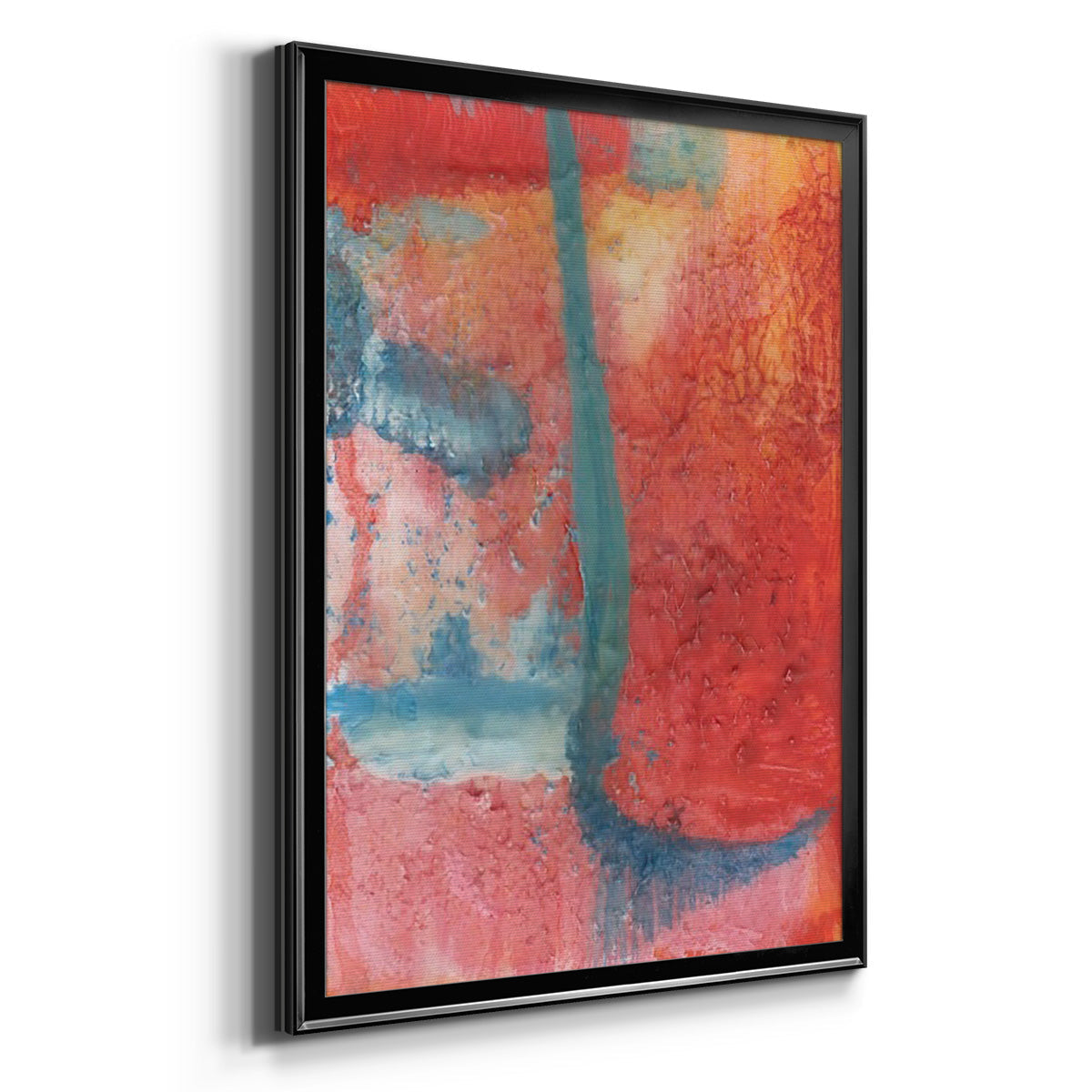 Spring Step II - Modern Framed Canvas Print