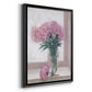 Windowsill Floral I - Modern Framed Canvas Print
