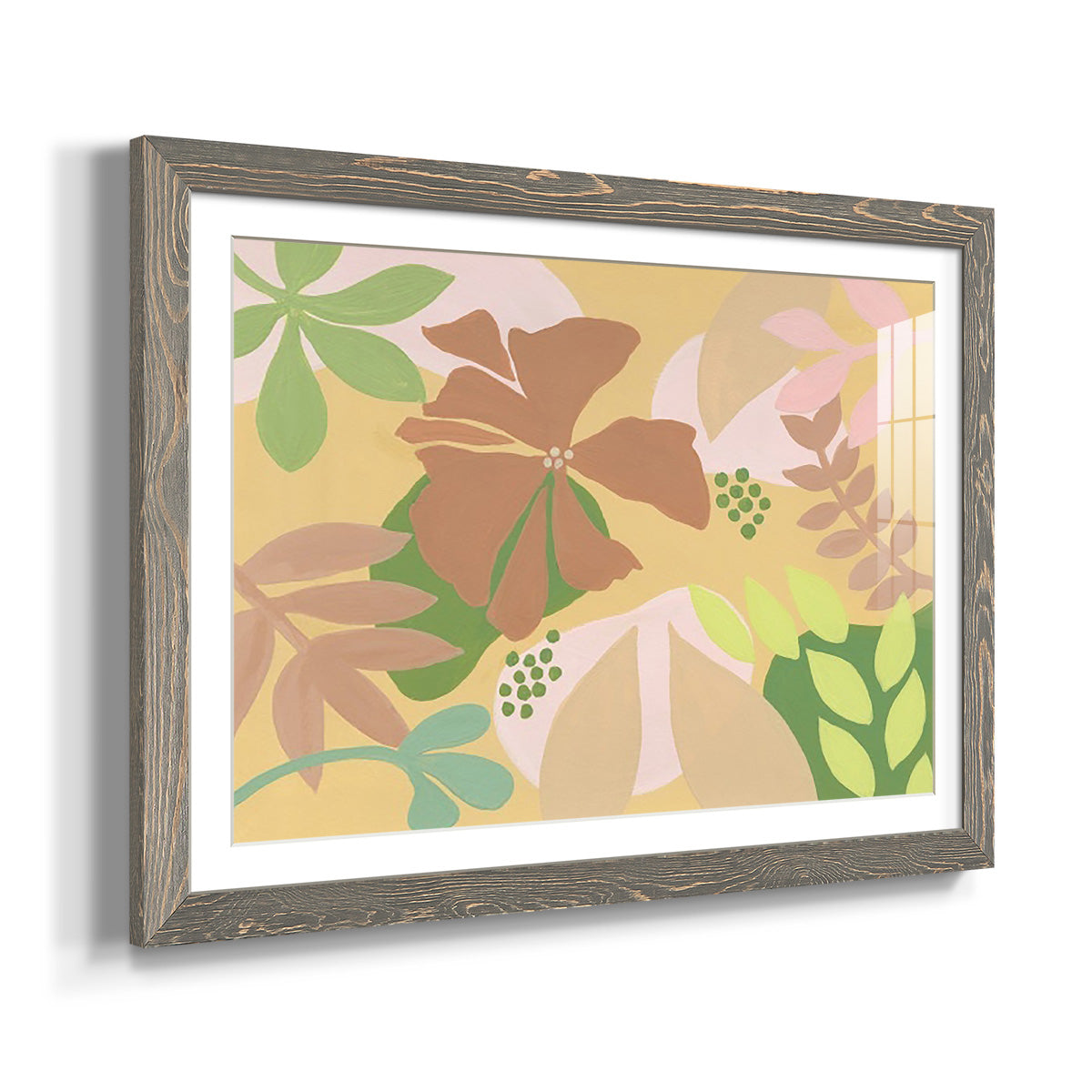 Neutral Blooms IV-Premium Framed Print - Ready to Hang