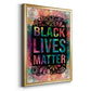Graffiti Black Lives Matter - Modern Framed Canvas Print