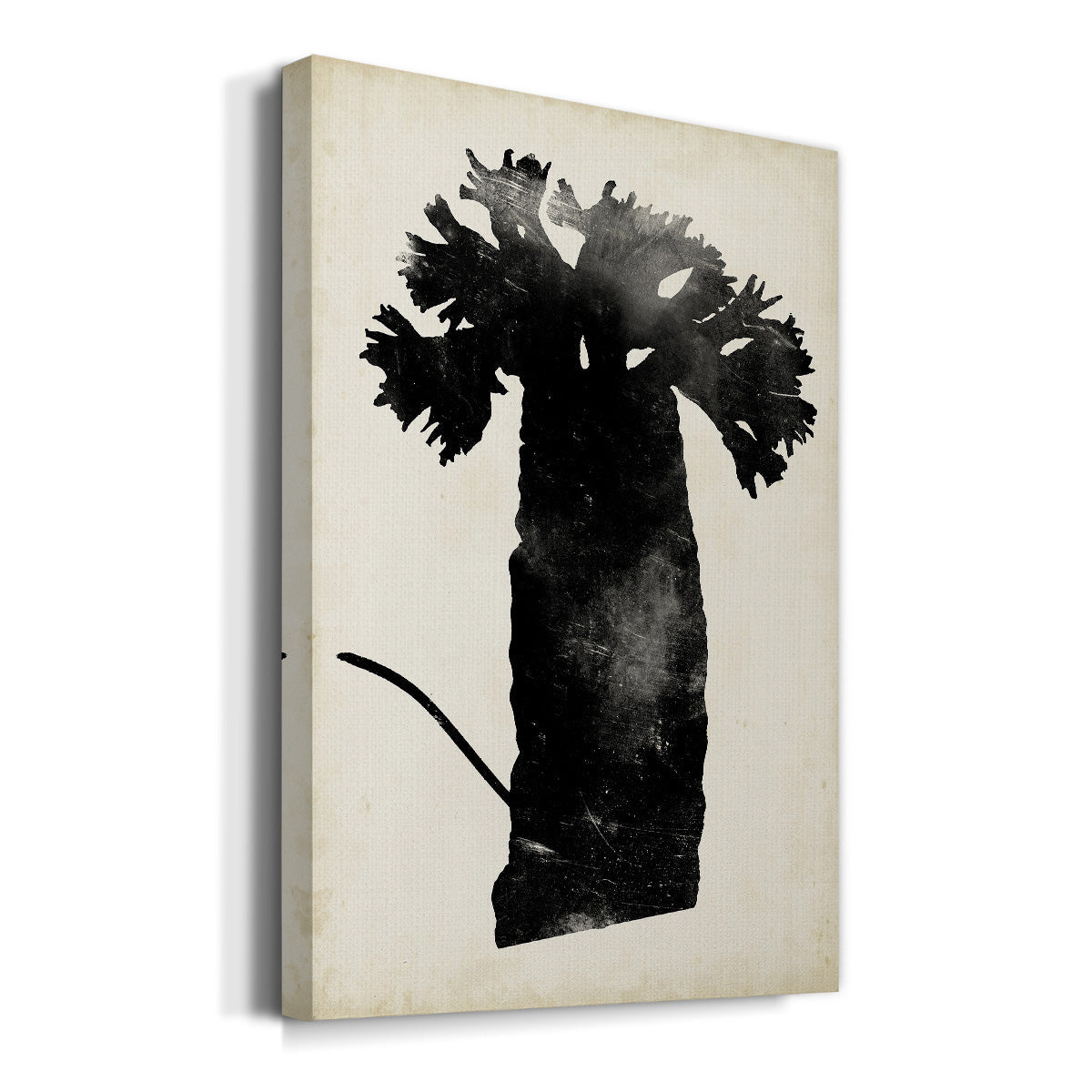 Fern Silhouette II Premium Gallery Wrapped Canvas - Ready to Hang