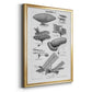 Industrial Flight - Modern Framed Canvas Print