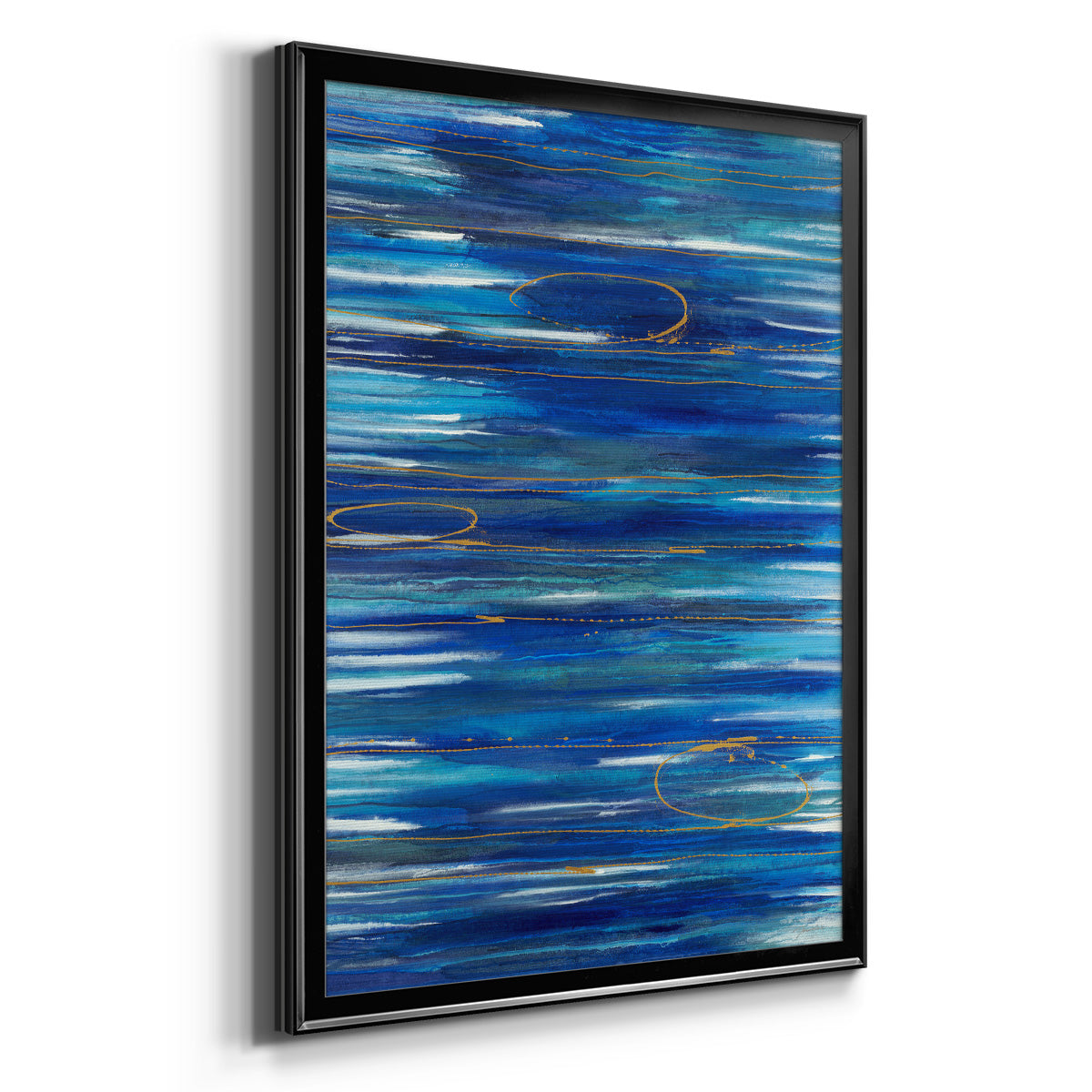 Waterworld - Modern Framed Canvas Print