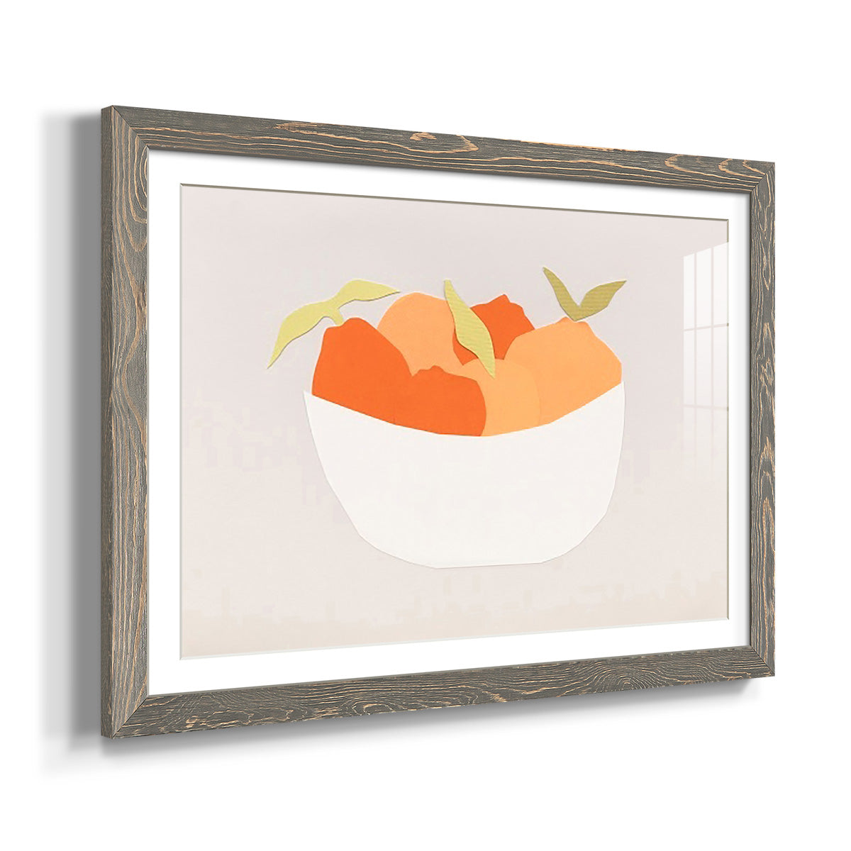 Sumo Citrus II - Barnwood Framed Art Print