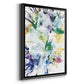 Like An Iris II - Modern Framed Canvas Print