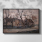 Farm near Duivendrecht in the Evening, c. 1905 - Floater Framed Canvas Print