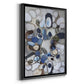 Santa Cruz Beach Stones - Modern Framed Canvas Print