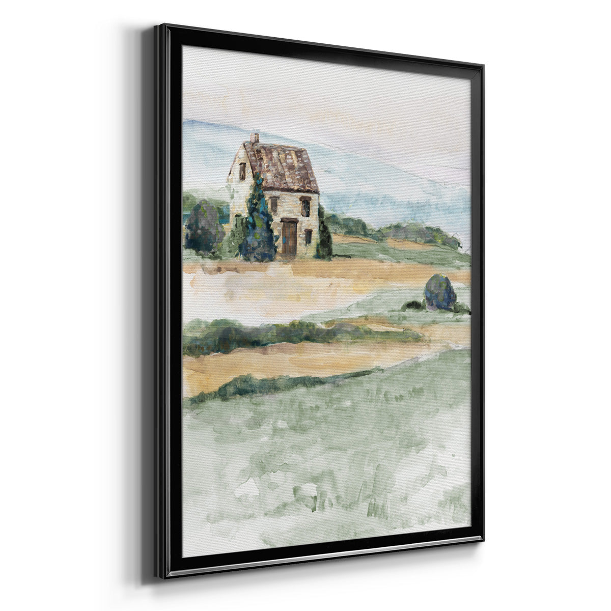 On the Countryside I - Modern Framed Canvas Print