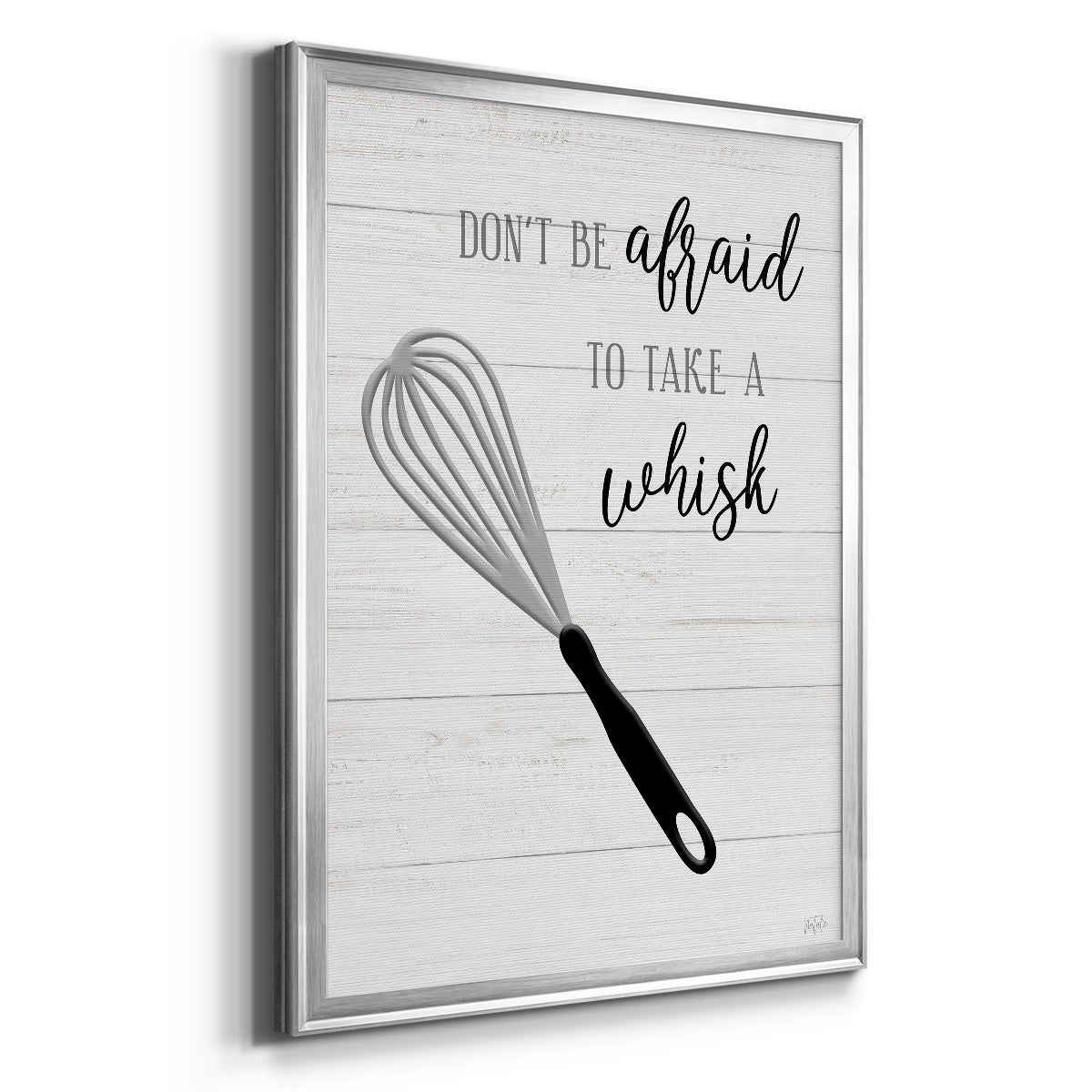 Take A Whisk - Modern Framed Canvas Print