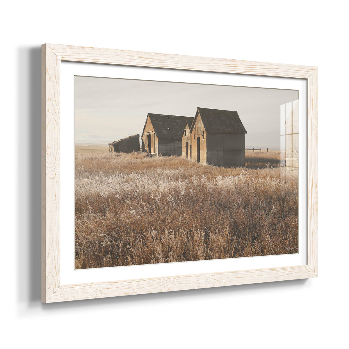 The Old Farm - Barnwood Framed Art Print