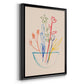 Fun Bunch II - Modern Framed Canvas Print