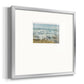 BEACHCOMBING Premium Framed Print Double Matboard