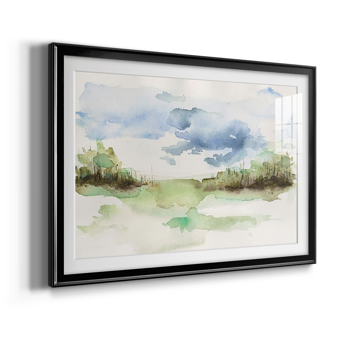 Brush Thickets I - Modern Framed Art Print
