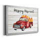 Happy Harvest Truck Premium Classic Framed Canvas - Ready to Hang