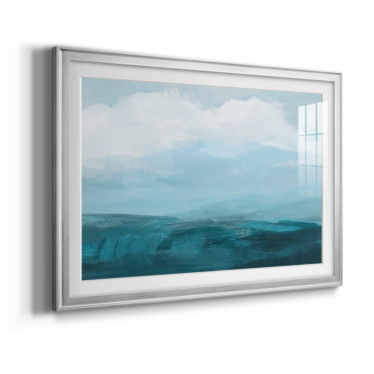 Azure Rising II Premium Framed Print - Ready to Hang