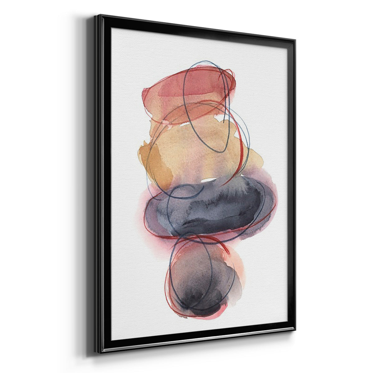 Balancing Act I - Modern Framed Canvas Print