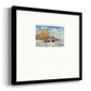 Autumn Barn- Premium Framed Print Double Matboard