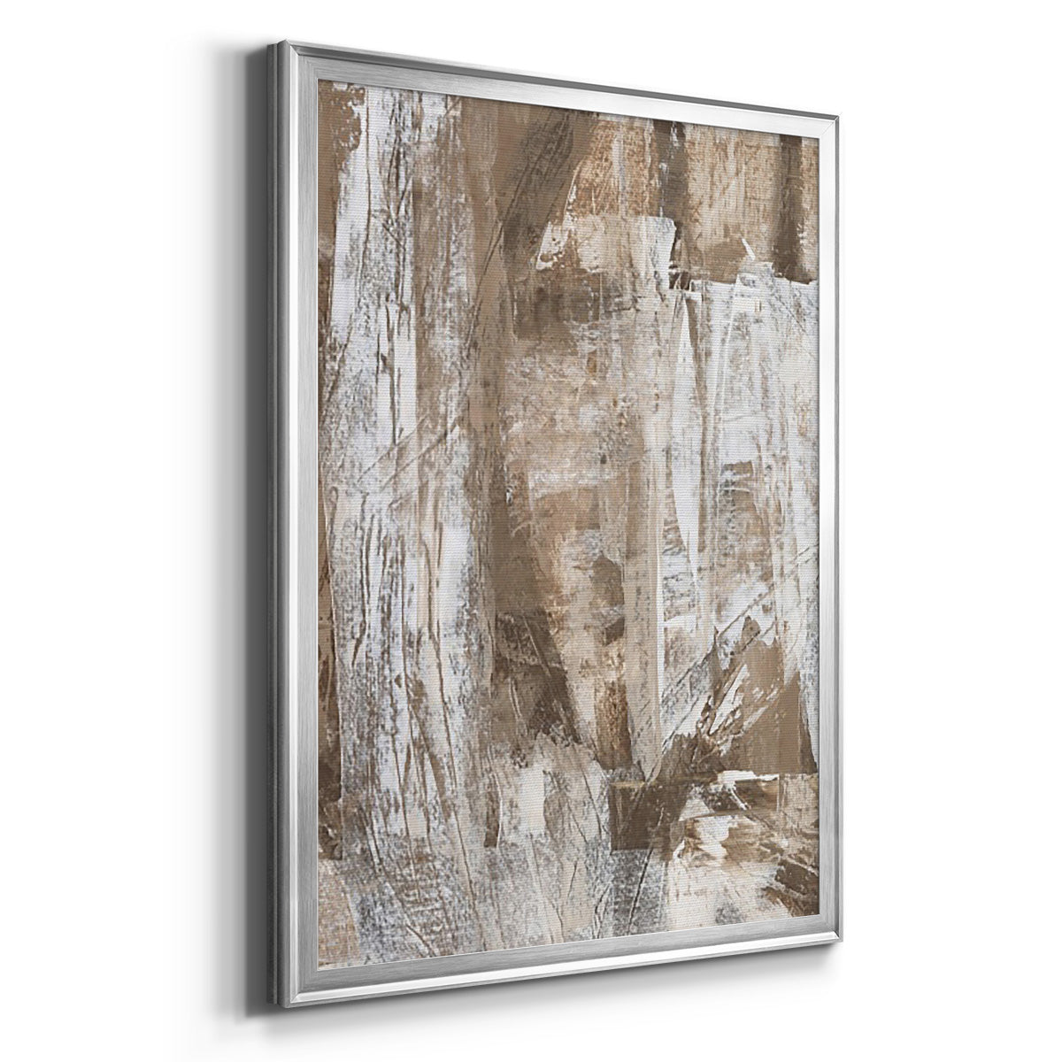 Bronzed I - Modern Framed Canvas Print