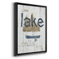 Lake Calls Me - Modern Framed Canvas Print