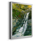 Kent Falls - Modern Framed Canvas Print