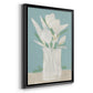 Muted Spring Arrangement II - Modern Framed Canvas Print