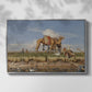 On the Banks of the Nile, Upper Egypt, 1876 - Floater Framed Canvas Print