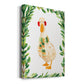 Merry Quackmas Collection B Premium Gallery Wrapped Canvas - Ready to Hang